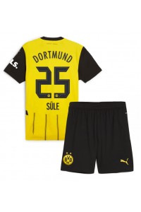 Borussia Dortmund Niklas Sule #25 Babytruitje Thuis tenue Kind 2024-25 Korte Mouw (+ Korte broeken)